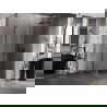 Mexen Lunar-B L dešinės pusės prabangus dušo kabinas 80 x 80 cm, skaidrus, šlifuotas pilkas - 832L-080-080-66-00-P