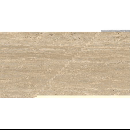 Mexen Neo Travertino Beige glazūruotas, rektifikuotas G1 akmuo, grindų ir sienų plytelės 120 x 60 cm, matinis - TL302-120-060-00