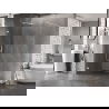 Mexen Lunar dušo sienelė Walk-in kairė 120 x 200 cm, skaidri 8 mm, balta - 830-120-000-20-00-L