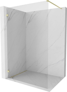 Mexen Lunar dušo sienelė Walk-in kairė 150 x 200 cm, skaidrus 8 mm, auksinis šlifuotas - 830-150-000-55-00-L