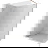 Mexen Lunar dušo sienelė Walk-in kairė 90 x 200 cm, skaidri 8 mm, šlifuotas varis - 830-090-000-65-00-L