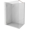 Mexen Lunar dušo sienelė Walk-in kairė 120 x 200 cm, skaidrus 8 mm, šlifuotas varis - 830-120-000-65-00-L