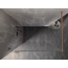 Mexen Lunar dušo sienelė Walk-in kairė 120 x 200 cm, skaidrus 8 mm, šlifuotas varis - 830-120-000-65-00-L