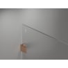 Mexen Lunar dušo sienelė Walk-in kairė 120 x 200 cm, skaidrus 8 mm, šlifuotas varis - 830-120-000-65-00-L