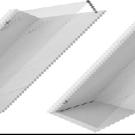 Mexen Lunar dušo sienelė Walk-in kairė 80 x 200 cm, skaidrus 8 mm, šautuvo pilka šlifuota - 830-080-000-66-00-L