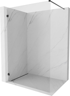Mexen Lunar dušo sienelė Walk-in kairė 140 x 200 cm, permatoma 8 mm, juoda - 830-140-000-70-00-L