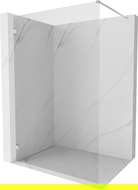 Mexen Lunar dušo sienelė Walk-in kairė 150 x 200 cm, permatomas 8 mm, šepečiu nikeliuotas - 830-150-000-97-00-L