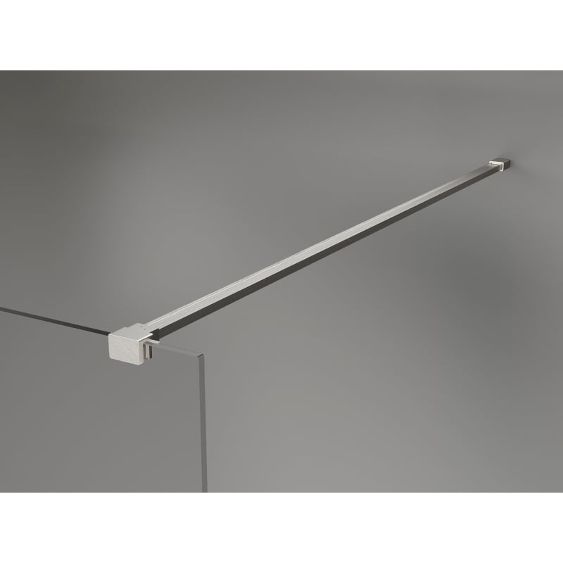 Mexen Lunar dušo sienelė Walk-in kairė 150 x 200 cm, skaidri 8 mm, šlifuotas nikelis - 830-150-000-97-00-L