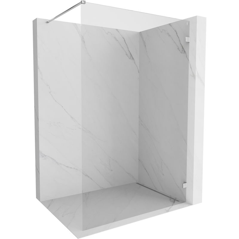 Mexen Lunar dušo siena Walk-in dešinė 140 x 200 cm, skaidri 8 mm, chrominė - 830-140-000-01-00-P