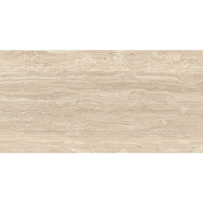Mexen Neo Travertino Liner Natural glazūruotos rektifikuotos G1 grindų ir sienų plytelės 120 x 60 cm, matinės
