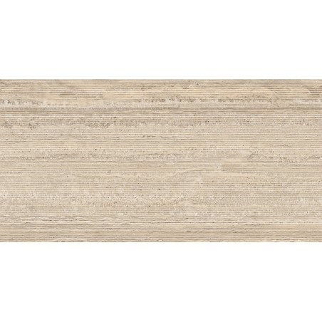 Mexen Neo Travertino Liner Natural glazūruotos rektifikuotos G1 grindų ir sienų plytelės 120 x 60 cm, matinės