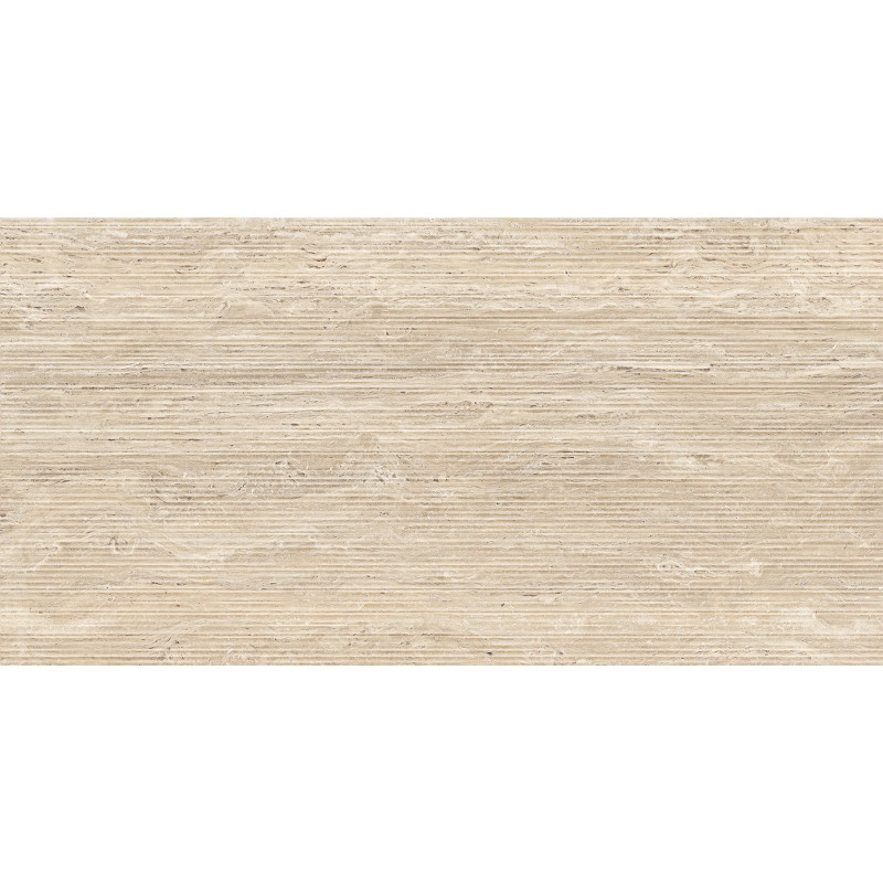 Mexen Neo Travertino Liner Natural glazūruotos rektifikuotos G1 grindų ir sienų plytelės 120 x 60 cm, matinės