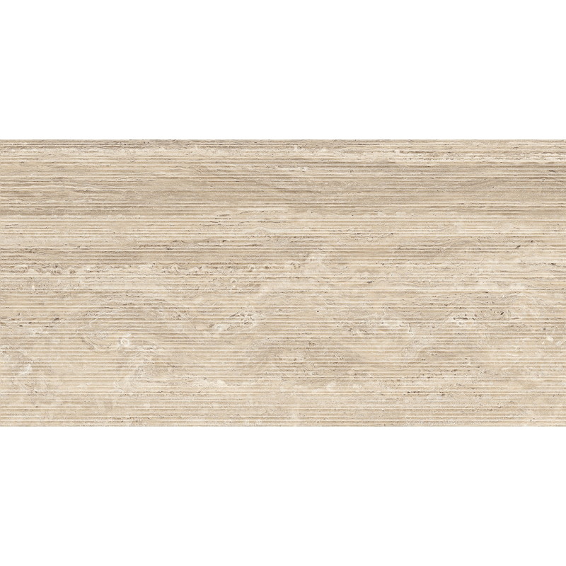 Mexen Neo Travertino Liner Natural glazūruotos rektifikuotos G1 grindų ir sienų plytelės 120 x 60 cm, matinės