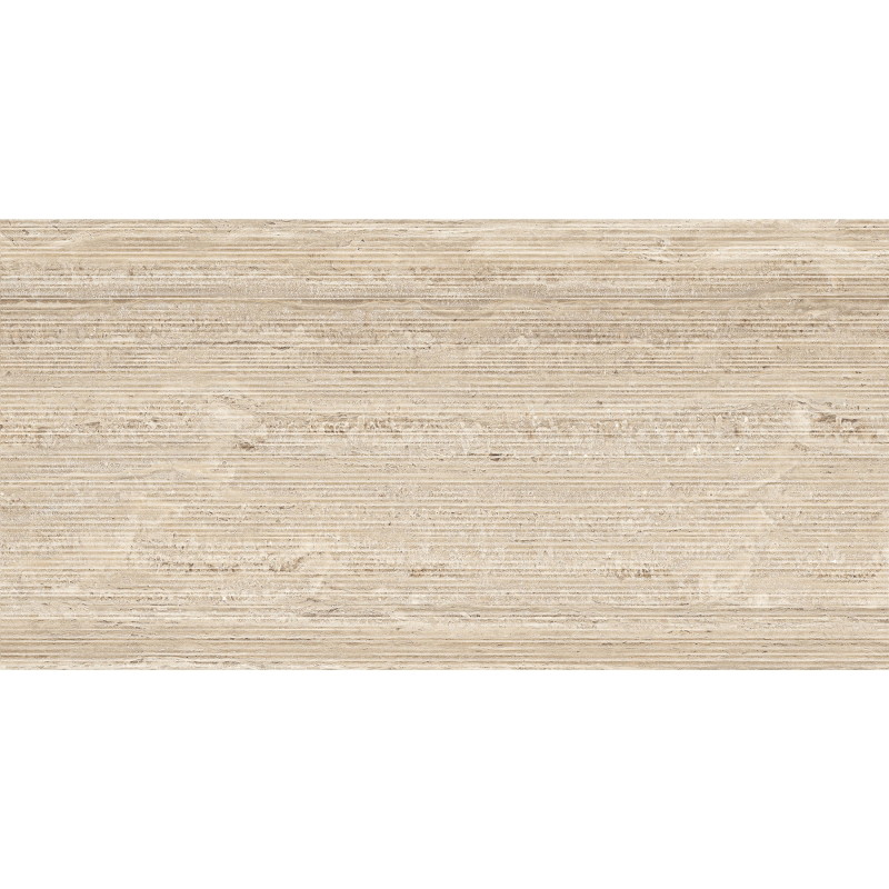 Mexen Neo Travertino Liner Natural glazūruotos rektifikuotos G1 grindų ir sienų plytelės 120 x 60 cm, matinės