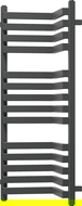 Mexen Loop vonios radiatorius 1000 x 375 mm, 572 W, antracitas - W129-1000-350-00-66
