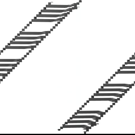 Mexen Loop kampinis vonios kambario radiatorius 1600 x 375 mm, 837 W, antracitas - W129-1600-350-00-66