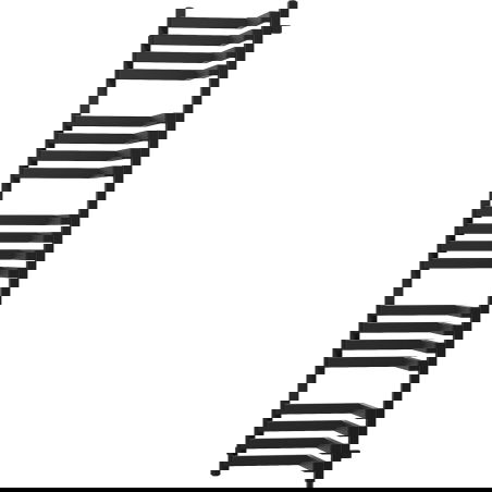 Mexen Loop kampinis vonios radiatorius 1600 x 375 mm, 837 W, juodas - W129-1600-350-00-70