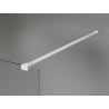 Mexen Lunar dušo sienelė Walk-in dešinė 140 x 200 cm, skaidri 8 mm, balta - 830-140-000-20-00-P