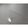 Mexen Lunar dušo sienelė Walk-in dešinė 140 x 200 cm, skaidri 8 mm, balta - 830-140-000-20-00-P