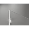 Mexen Lunar dušo sienelė Walk-in dešinė 140 x 200 cm, skaidri 8 mm, balta - 830-140-000-20-00-P