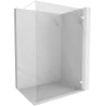 Mexen Lunar dušo sienelė Walk-in dešinė 140 x 200 cm, skaidri 8 mm, balta - 830-140-000-20-00-P