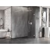 Mexen Lunar dušo sienelė Walk-in dešinė 140 x 200 cm, skaidri 8 mm, balta - 830-140-000-20-00-P