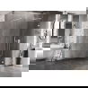 Mexen Lunar dušo sienelė Walk-in dešinė 150 x 200 cm, permatoma 8 mm, balta - 830-150-000-20-00-P