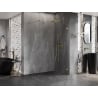 Mexen Lunar dušo sienelė Walk-in dešinė 110 x 200 cm, permatoma 8 mm, auksinė - 830-110-000-50-00-P