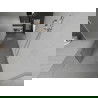 Mexen Kioto pastatoma dušo sienelė 100 x 200 cm, Skaidrus/Šerkšnas 8 mm, Chromo - 800-100-002-01-35