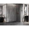 Mexen Lunar dušo siena Walk-in dešinė 90 x 200 cm, skaidri 8 mm, rožinis auksas - 830-090-000-60-00-P