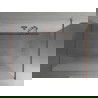 Mexen Kioto pastatoma dušo sienelė 110 x 200 cm, Šerkšnas 8 mm, Rožinio aukso - 800-110-002-60-30