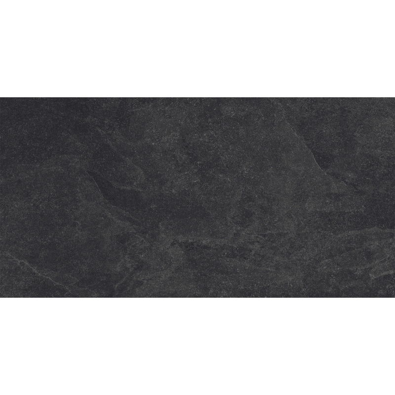Mexen Canberra Nero glazūruotas akmens masės plytelės rekt. G1, grindų ir sienų plytelės 120 x 60 cm, matinis - TL328-120-060-02