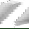 Mexen Lunar dušo sienelė Walk-in dešinė 140 x 200 cm, permatoma 8 mm, rožinis auksas - 830-140-000-60-00-P