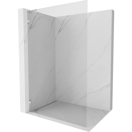 Mexen Lunar L dušo sienelė Walk-in kairė 80 x 200 cm, skaidri 8 mm, chromuota - 830L-080-000-01-00-L