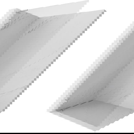 Mexen Lunar L dušo sienelė Walk-in kairė 120 x 200 cm, skaidri 8 mm, chromas - 830L-120-000-01-00-L