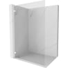Mexen Lunar L dušo sienelė Walk-in kairė 70 x 200 cm, skaidri 8 mm, balta - 830L-070-000-20-00-L
