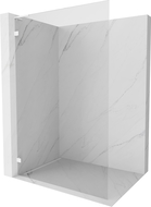 Mexen Lunar L dušo sienelė Walk-in kairė 80 x 200 cm, permatoma 8 mm, balta - 830L-080-000-20-00-L