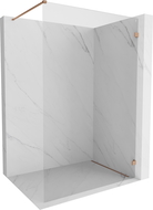 Mexen Lunar dušo siena Walk-in dešinė 140 x 200 cm, skaidri 8 mm, valyta varis - 830-140-000-65-00-P