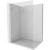 Mexen Lunar L dušo sienelė Walk-in kairė 60 x 200 cm, permatoma 8 mm, auksinė - 830L-060-000-50-00-L