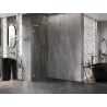 Mexen Lunar L dušo sienelė Walk-in kairė 60 x 200 cm, permatoma 8 mm, auksinė - 830L-060-000-50-00-L