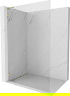 Mexen Lunar L dušo sienelė Walk-in kairė 70 x 200 cm, permatoma 8 mm, auksinė - 830L-070-000-50-00-L