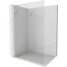 Mexen Lunar L dušo sienelė Walk-in kairė 70 x 200 cm, skaidri 8 mm, auksinė šlifuota - 830L-070-000-55-00-L