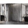 Mexen Lunar L dušo sienelė Walk-in kairė 70 x 200 cm, skaidri 8 mm, auksinė šlifuota - 830L-070-000-55-00-L