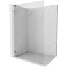 Mexen Lunar L dušo sienelė Walk-in kairė 70 x 200 cm, skaidrus 8 mm, rožinio aukso - 830L-070-000-60-00-L