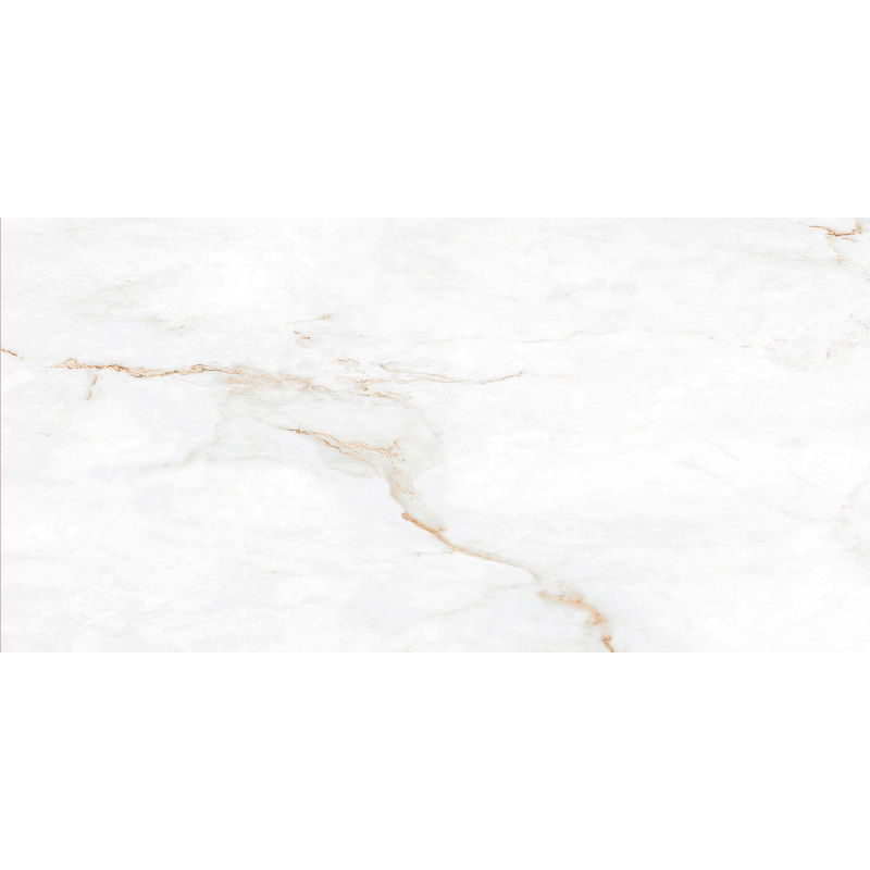 Mexen Brakel White poliruotas akmens masės, grindų ir sienų plytelė 120 x 60 cm, raižytas - TL402-120-060-01