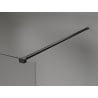 Mexen Lunar dušo sienelė Walk-in dešinė 120 x 200 cm, permatoma 8 mm, juoda - 830-120-000-70-00-P