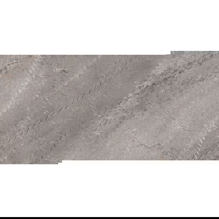 Mexen Litava Pilkas glazūruotas akmens masės plytelės rekt. G1, grindų-sienų plytelė 120 x 60 cm, įgilinimas - TL406-120-060-03