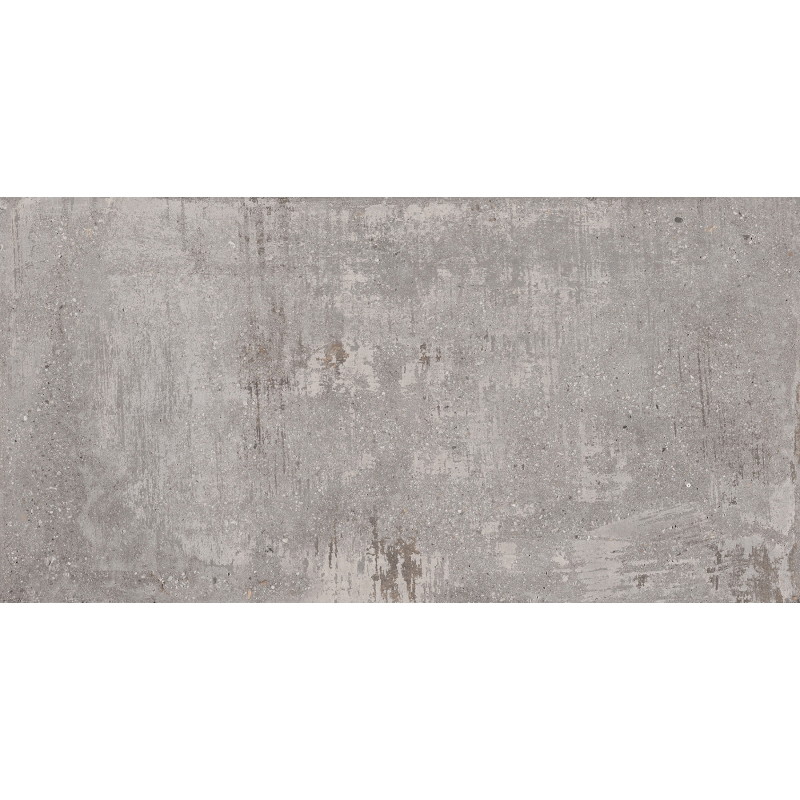 Mexen Cemento Grigio glazūruota ir rektifikuota akmens masės plytelė, grindų-sienų 120 x 60 cm, raižymas