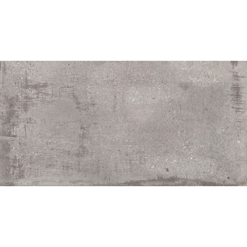 Mexen Cemento Grigio glazūruota ir rektifikuota akmens masės plytelė, grindų-sienų 120 x 60 cm, raižymas