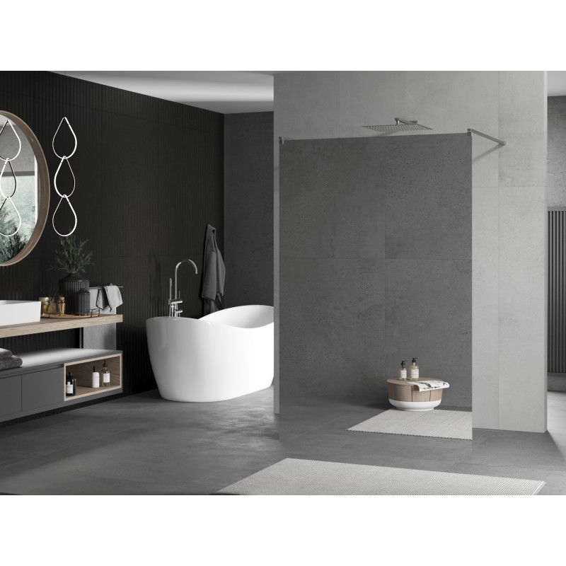 Mexen Kioto stovinti dušo sienelė 110 x 200 cm, veidrodis 8 mm, chromas - 800-110-002-01-50